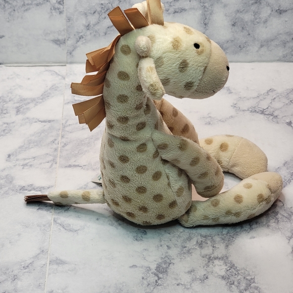 Jellycat Giraffe Little Georgie Chime Rattle Plush Toy - Picture 3 of 7